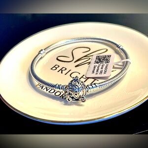 2Pc Pandora Tray & SS Bracelet-Cinderellas Couch & jewelry tray NWT